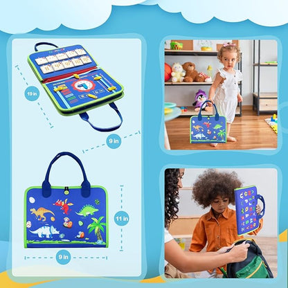 Hi-Tech Busy Board Toys, Busy Book for Toddlers 1-5 Year Old