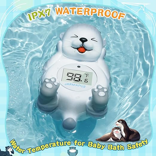 Baby Bath Thermometer, Newborn Bath and Room Temperature Thermometer Safety Floating Toy
