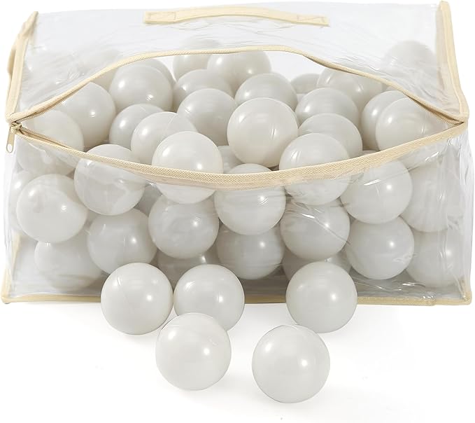 MoonxHome Ball Pit Balls for Toddlers, BPA Free Crush Proof Plastic Toy Balls for Ball Pit 2.15 Inch 100…