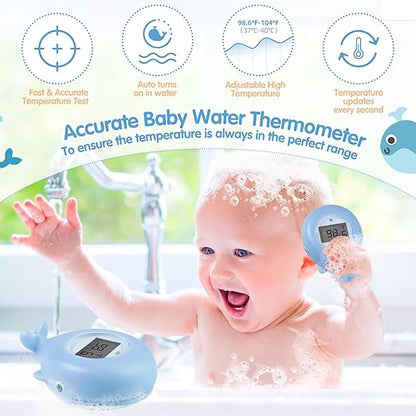 Baby Bath Thermometer, Whale Bath Thermometer Baby Safety