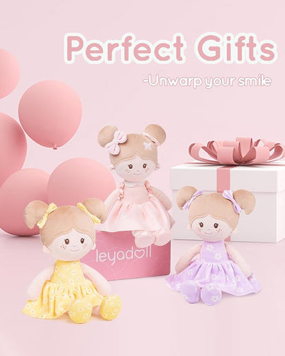 Soft Baby Doll Toys (12''), My First Baby Rag Doll for 1 Year-Old Girl Birthday Gift