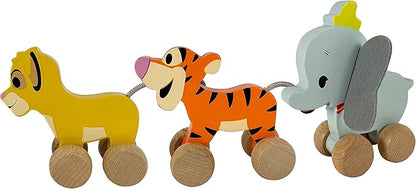 Just Play Disney Wooden Toys 6.5-inch Tigger the Tiger Clutch Toy, Classic Look 18 Month