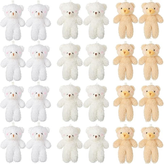 Skylety 24 Pcs Mini Bears 4.7 Inch Tiny Doll Bulk