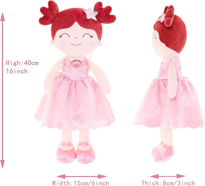 Gloveleya Dolls Princess Girls Toy First Baby Girl Gifts Soft 16"