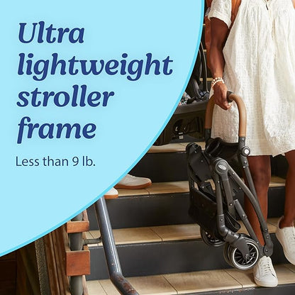 Graco Gomax Frame Stroller, Accepts All Graco Infant Car Seats, Backpack Style Lightweight Travel Stroller Frame