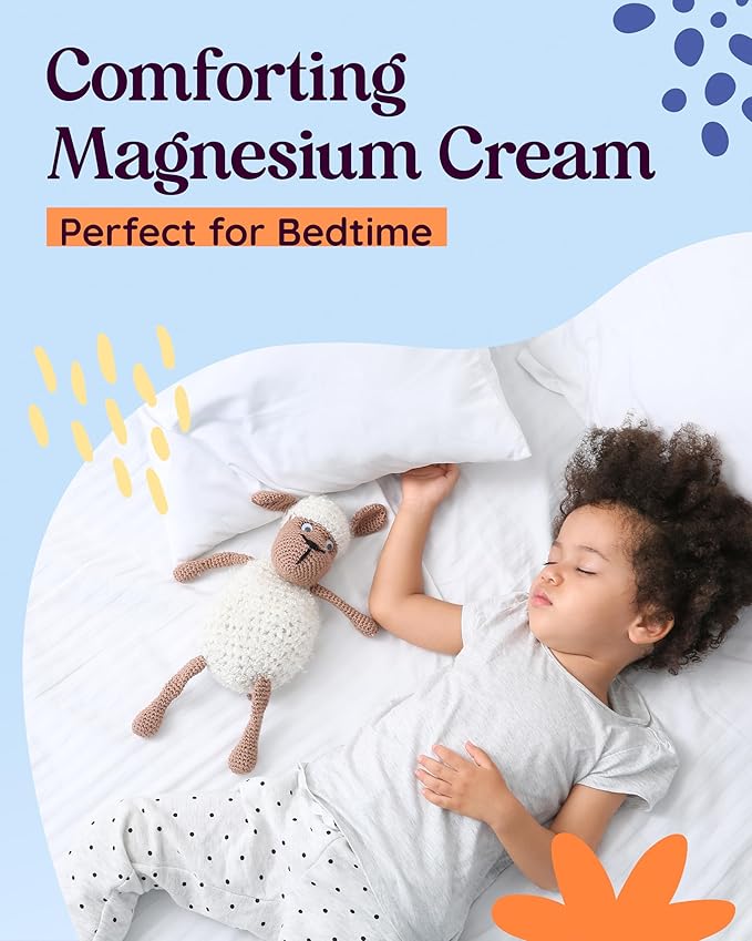 Magnesium Cream For Kids and Babies - Calming Body Lotion for Bedtime 3.69 oz