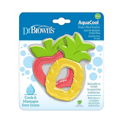 Dr. Brown's Flexees Pink Bunny Silicone Baby Teether, BPA Free 3m+ and 2 Pack, 3m+ Bundle