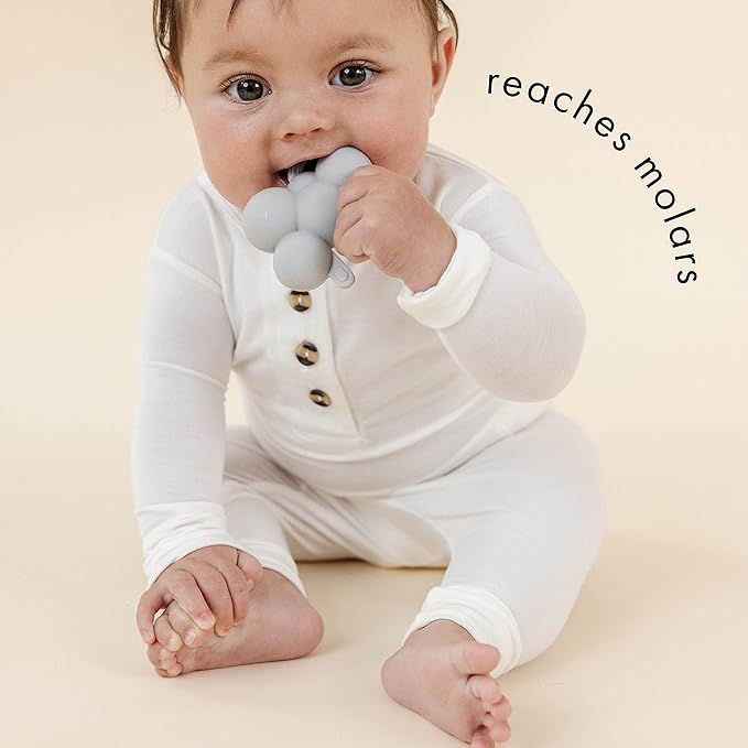 Doddle & Co. The Chew Teether with Poppable Bubbles | Toddler Teething Fidget Toy for Baby 1 |