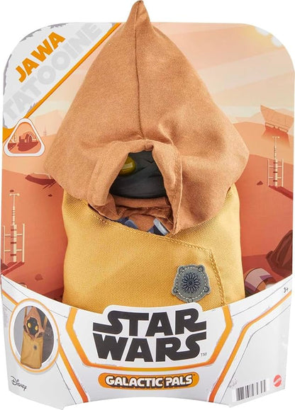 Star Wars Galactic Pals Plush 11-Inch Toy, Jawa Soft Doll