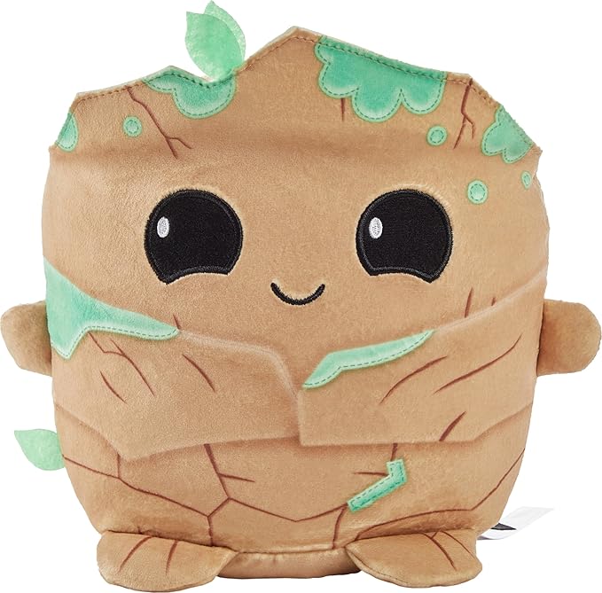 Mattel Marvel Cuutopia 10-inch Groot Plush Character, Super Hero Soft Rounded Pillow Doll 3 Years