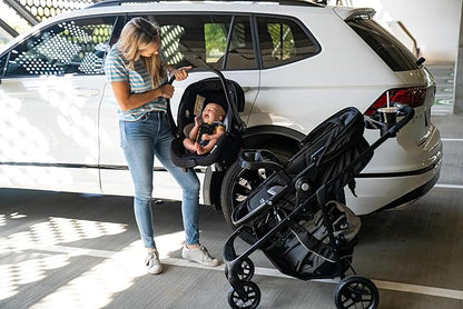 Safety 1st Grow and Go Flex 8-in-1 Car Seat Stroller Combo, Baby Stroller Travel Systems for Infants 4-30 lbs, Stroller and Carseat Combo Set, Orchid Bloom