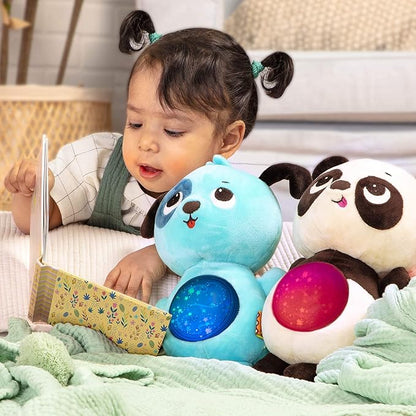 B. toys- B. baby –Baby Soothing Plush Dog- Gloiwng Tummy Dog–6 Months