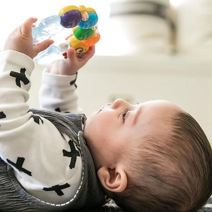 Baby Einstein Teether-pillar Rattle and Chill Teething Toy, Ages 3