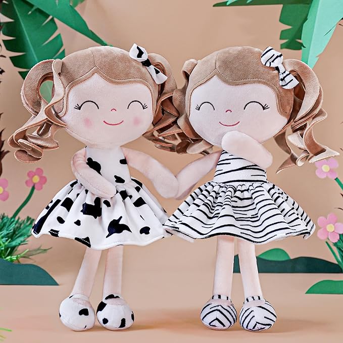 Gloveleya Baby Dolls Soft Snuggly First Baby Girl Gifts Plush 12inches Animal