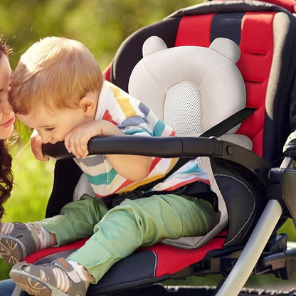 Baby Support Cushion - Breathable 3D Mesh Infant Insert for Strollers, Car Seats, High Chairs, and More - Perfect for Newborns (Cream)
