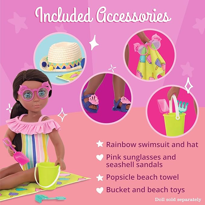Glitter Girls – Beach Day Rays 14-inch Doll 3 and