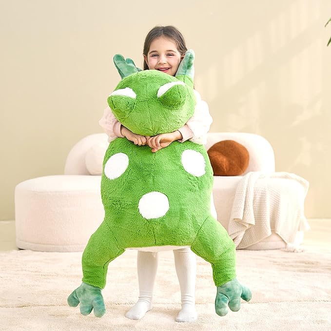 IKASA Giant Frog Stuffed Animal Plush Toy, 30" Large Frog