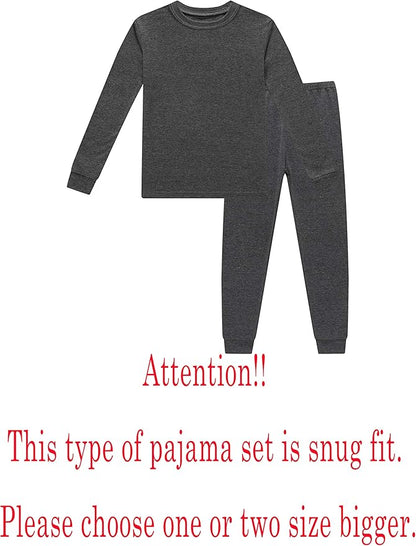 Family Feeling Little Big Boy Pajamas Sets 100% Cotton Pjs