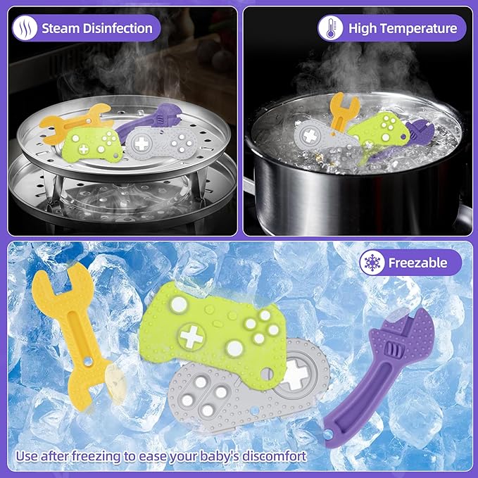 Chuya Baby Teething Teether Toys for Infant Toddlers Relief of