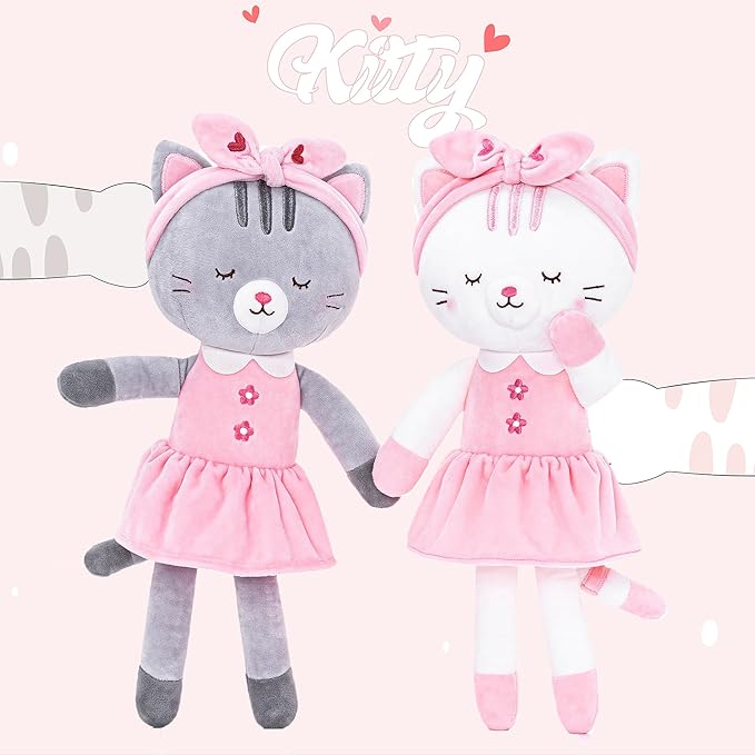Lazada Stuffed Cat Dolls Animal Kitty Plush Toy Baby Girl 16"