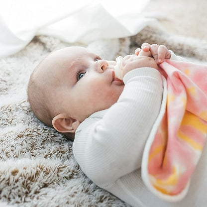 Dr. Brown's Lovey Blanket with Beaded Ring Teether and HappyPaci
