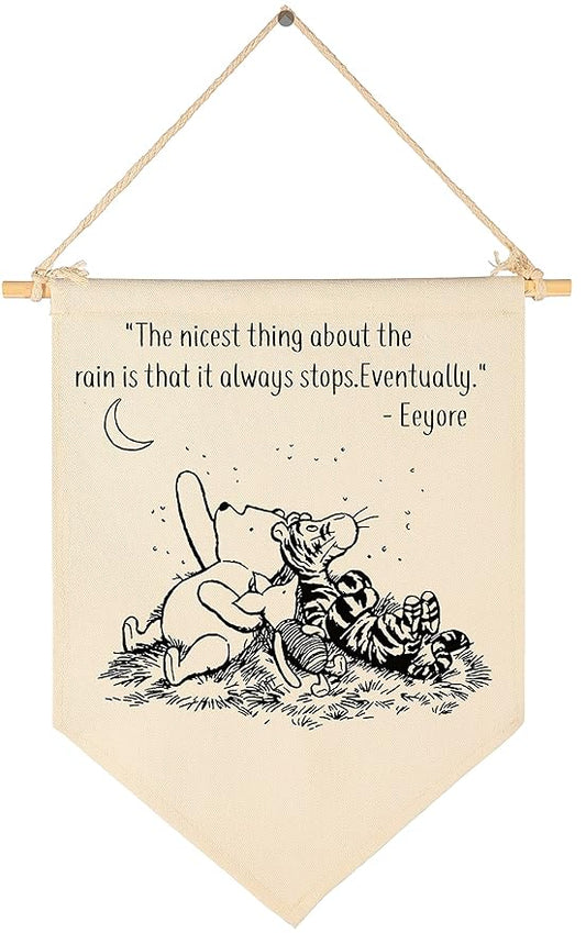 Winie Nursery Flag the Pooh,Nursery Wall Decor