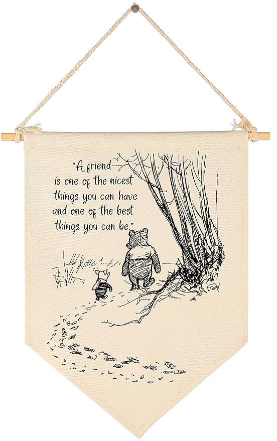 Winie Nursery Flag the Pooh,Nursery Wall Decor