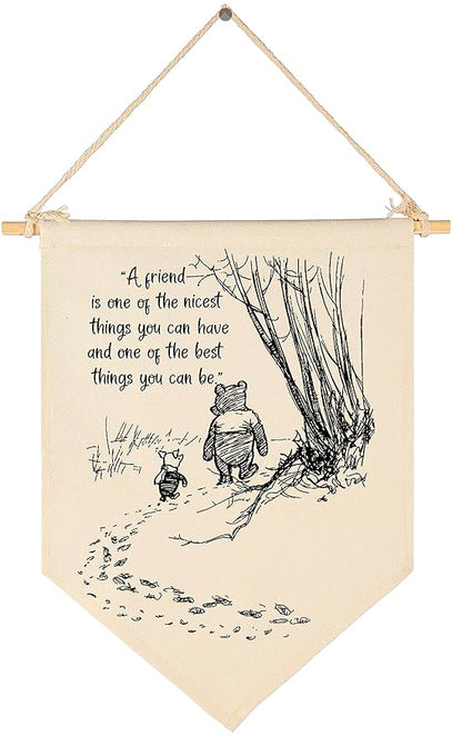 Winie Nursery Flag the Pooh,Nursery Wall Decor