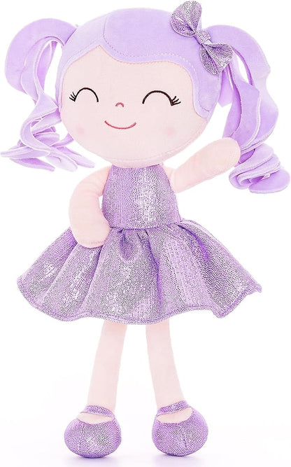 Gloveleya Baby Dolls Soft Snuggly Doll First Baby Girl Gifts 12inches Pearlescent
