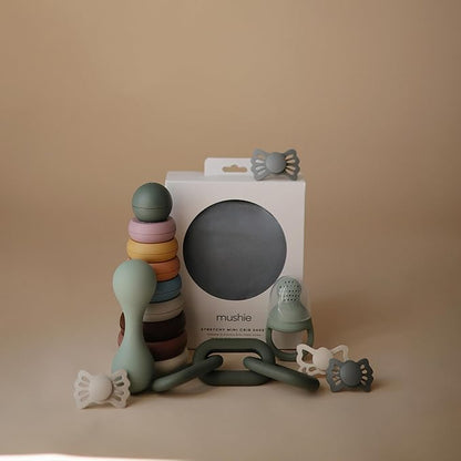 mushie Silicone Baby Links Teether Toy (Tradewinds)