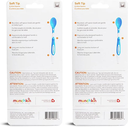 Munchkin® Soft Tip™ Baby Spoons, BPA Free, 12 Pack