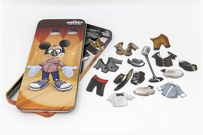 Disney Mickey Mouse and Donald Duck 23-Piece Magnetic Doll Tin 48837 Bendon