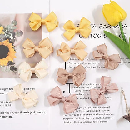 CLLOT 50PCS 2inch Baby Hair Clips - Fully Lined Baby 25 Colors