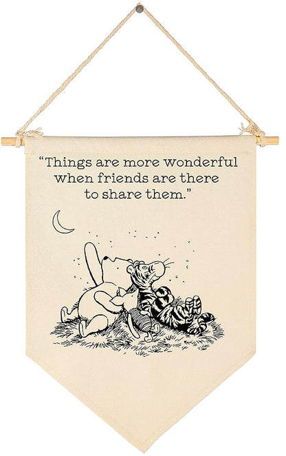 Winie Nursery Flag the Pooh,Nursery Wall Decor