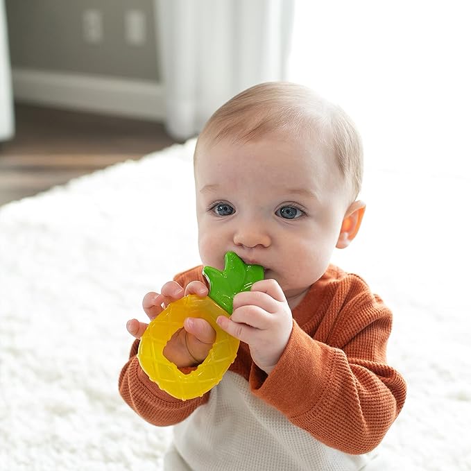 Dr. Brown's AquaCool Water-Filled Baby Teether, Cools & Massages Sore Gums 2 Pack, 3m+