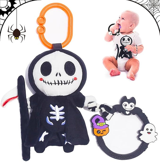 Halloween Baby Toy Gothic Baby Teether Ring Baby Stuff Teething