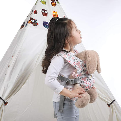GAGAKU Baby Doll Carrier Front and Back Stuffed Animal Carriers