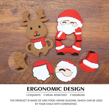 Baby Teething Toys, Silicone Teether for Babies