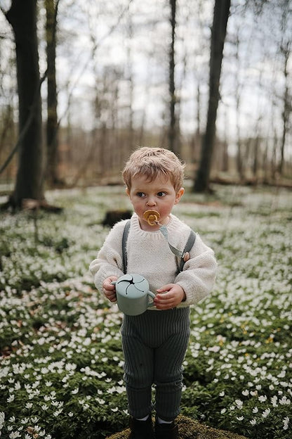 FRIGG Daisy Natural Rubber Baby Pacifier | Made in Denmark 0-6 Months) 2-Pack