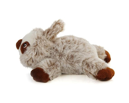 Furry Friend Pacifier Plush Toy - Ultra Soft Cuddly 100% Polyester with Medical Grade Silicone Pacifier (Color Varies), Machine Washable