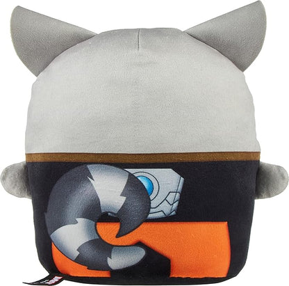 Mattel Marvel Cuutopia 10-inch Rocket Raccoon Plush Character, Super Hero Soft Rounded Pillow Doll 3 Years