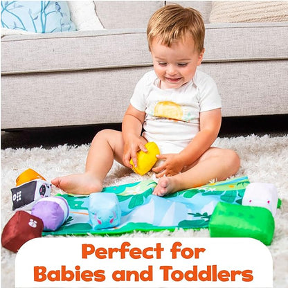 Hapinest Zoo Carry Playmat Soft Toys and Gifts for Baby 1 Year