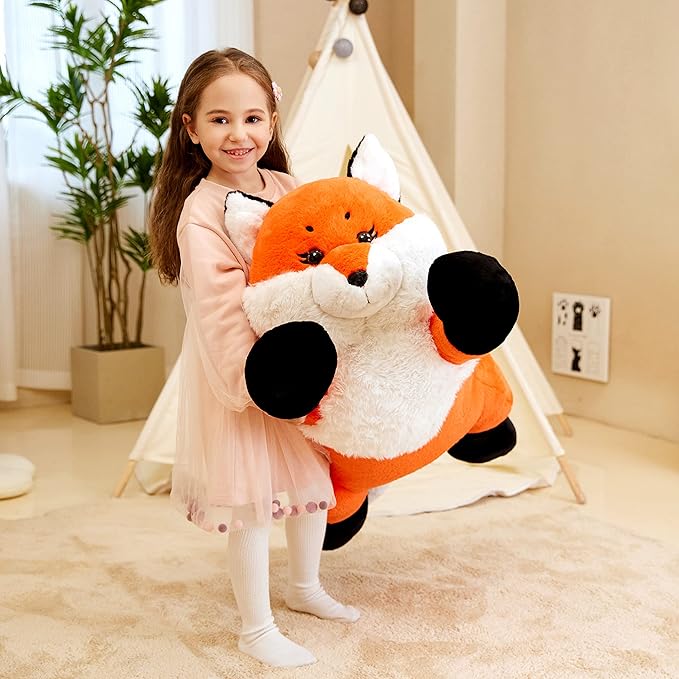 IKASA Giant Fox Stuffed Animal Plush Toy, 30" Large Fox