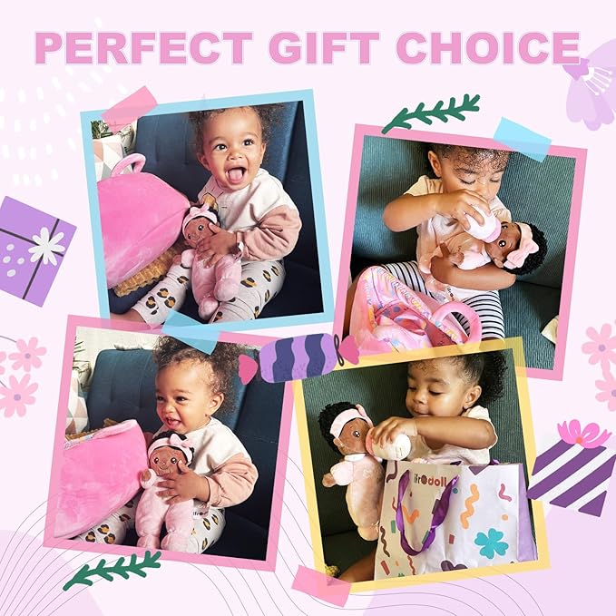 OUOZZZ 10" Soft Baby Doll Gift Set - First Baby