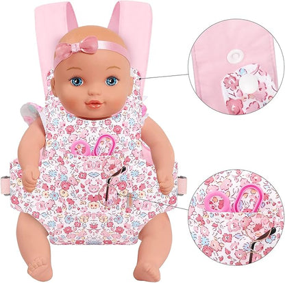 GAGAKU Baby Doll Carrier Stuffed Animal Carrier for Girls Doll 12 to 24 inch