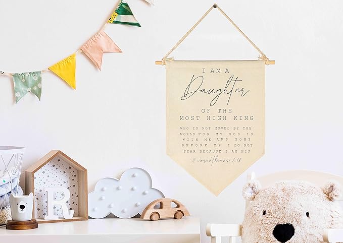 I Am The Daughter Of the Most High King-Scripture Decor-Bible
