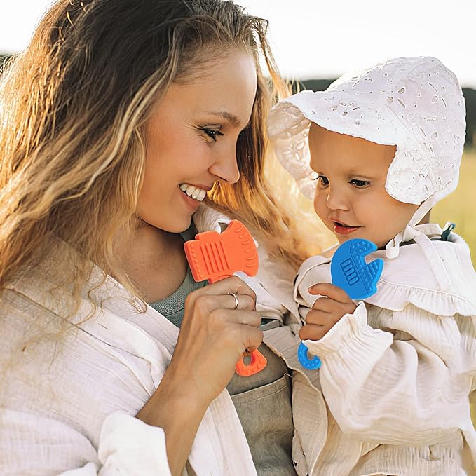 TYRY.HU Baby Teething Toys for Babies, Baby Teether Toys 4 Packs