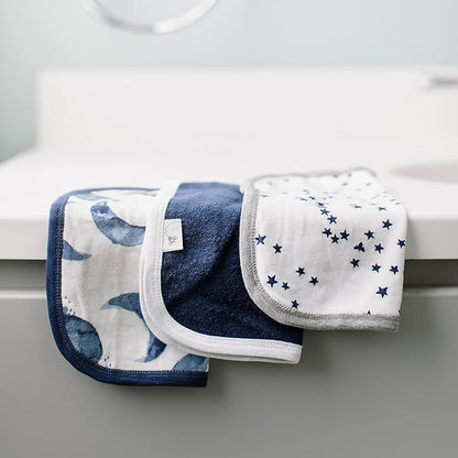 Burt's Bees Baby Infant Washcloths, 100% Organic Cotton 3 Pack