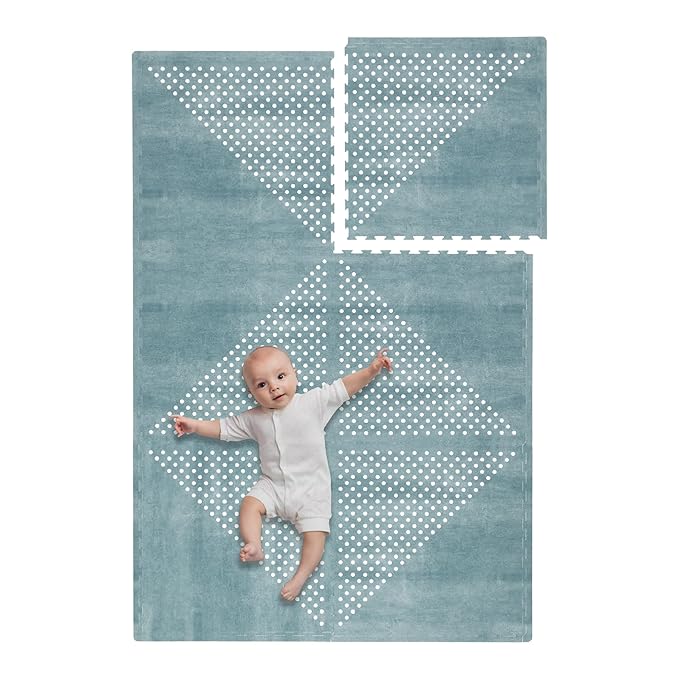 Toddlekind Playmat - Premium Foam Playmat, 4 x 6 feet Premium Quality Foam Play Mat for Babies/Toddlers