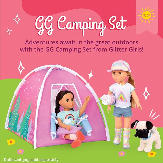 Glitter Girls – Camping Set 14-inch Doll 3 and